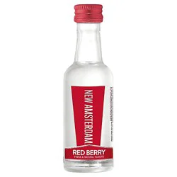 New Amsterdam Red Berry Flavored Vodka 70 Proof - 50 Ml