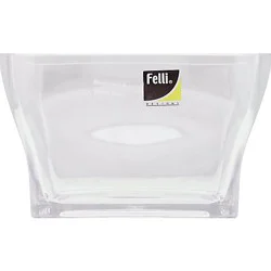 Felli 5 Inch Square Fanta Clear Salad Bowl - Each