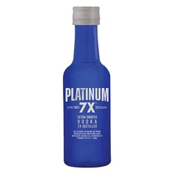 Platinum 7x Vodka 80 Proof - 50 Ml