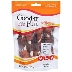 Good 'n' Fun Triple Flavor Kabobs Rawhide For Dogs Bag - 4 Oz