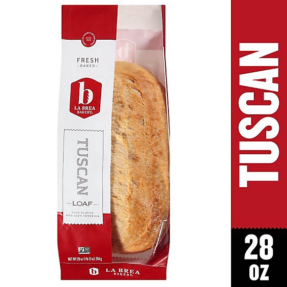slide 1 of 1, La Brea Bakery Bread Loaf Tuscan - 28 Oz, 28 oz