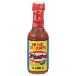 El Yucateco Sauce Hot Red Chile Habanero Bottle - 4 Fl. Oz.