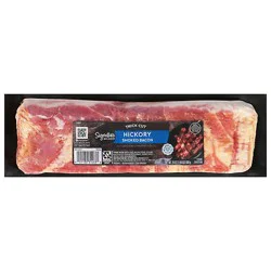 Signature Select Bacon Thick Cut Hickory Smoked - 24 Oz