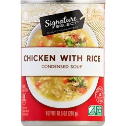 Signature Select Chicken With Rice Condensed Soup - 10.5 Oz