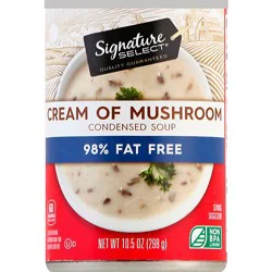 Signature Select 98% Fat Free Cream Of Mushroom Condensed Soup - 10.5 Oz