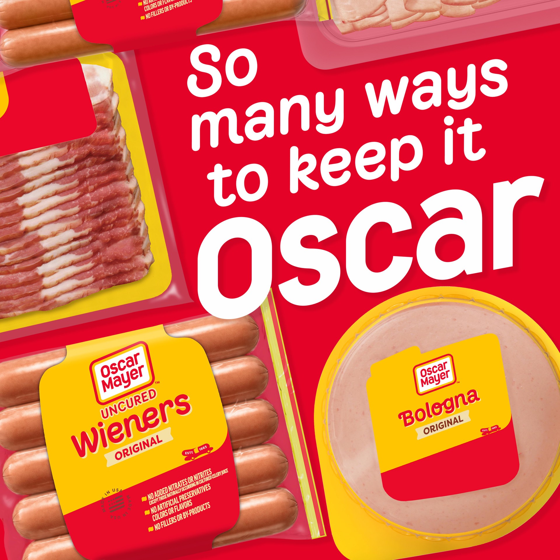 slide 8 of 8, Oscar Mayer Bologna Made With Chicken Pork And Beef Added Sliced Lunch Meat Pack - 16 Oz, 16 oz
