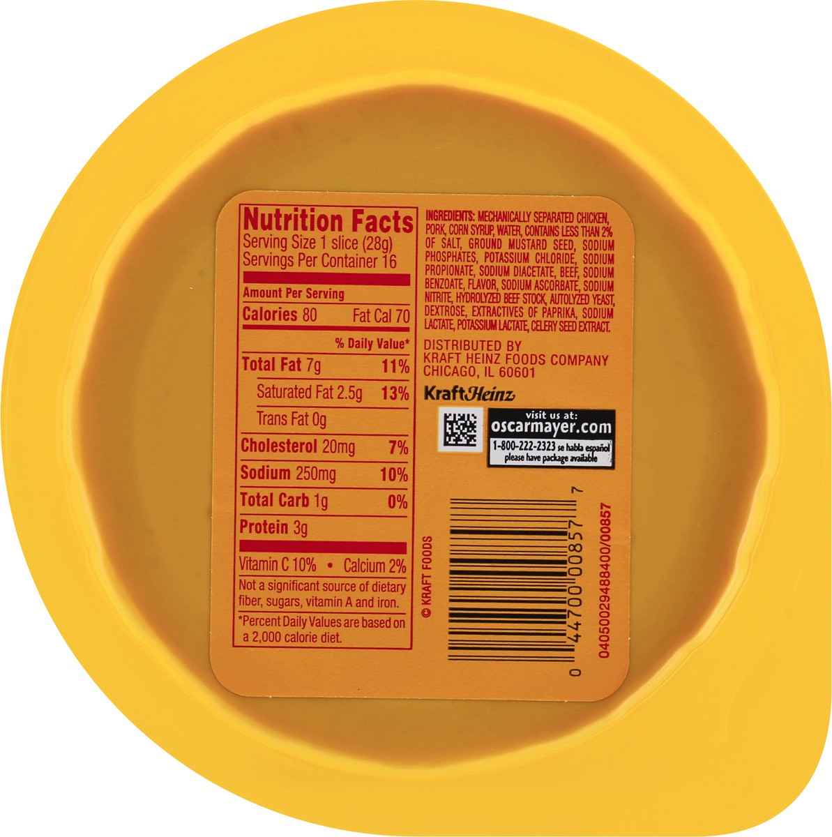 slide 9 of 13, Oscar Mayer Bologna Deli Lunch Meat - 16 Oz, 16 oz