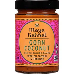 Maya Kaimal Indian Simmer Sauce Goan Coconut Mild - 12.5 Oz