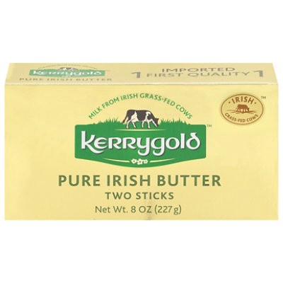 slide 1 of 1, Kerrygold Butter Pure Irish Two Sticks - 8 Oz, 8 oz