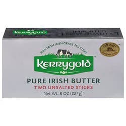 Kerrygold Butter Pure Irish Two Sticks Unsalted - 8 Oz