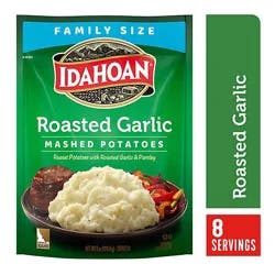 Idahoan Roasted Garlic Mashed Potatoes Family Size Pouch - 8 Oz