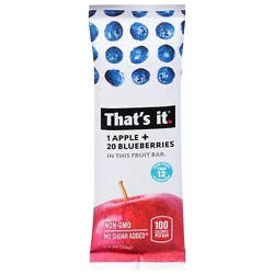 Thats Fruit Bar Apple Bluebry - 1.2 Oz