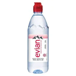 Evian Natural Spring Water Bottle - 750 Ml