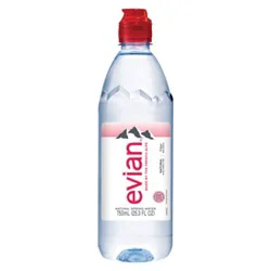 Evian Natural Spring Water Bottle - 750 Ml