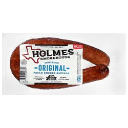 Holmes Sausage Pork And Beef Smoked - 14 Oz