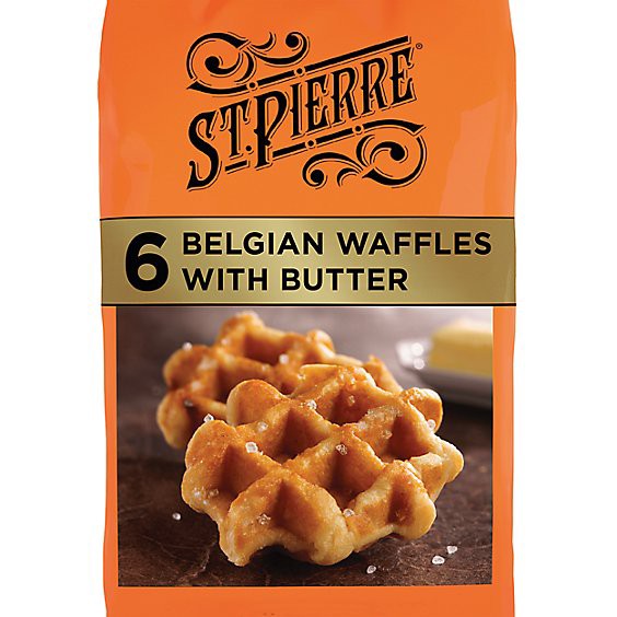 slide 1 of 1, St. Pierre Brioche Butter Waffles 6 Count - 10.68 Oz, 10.68 oz