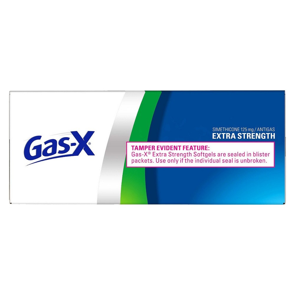 slide 2 of 6, Gas-X Extra Strength Gas Relief Softgels with Simethicone 125 mg - 50 Count, 50 ct