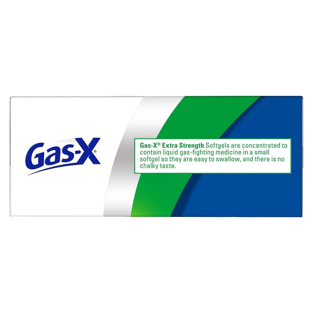 slide 3 of 6, Gas-X Extra Strength Gas Relief Softgels with Simethicone 125 mg - 50 Count, 50 ct