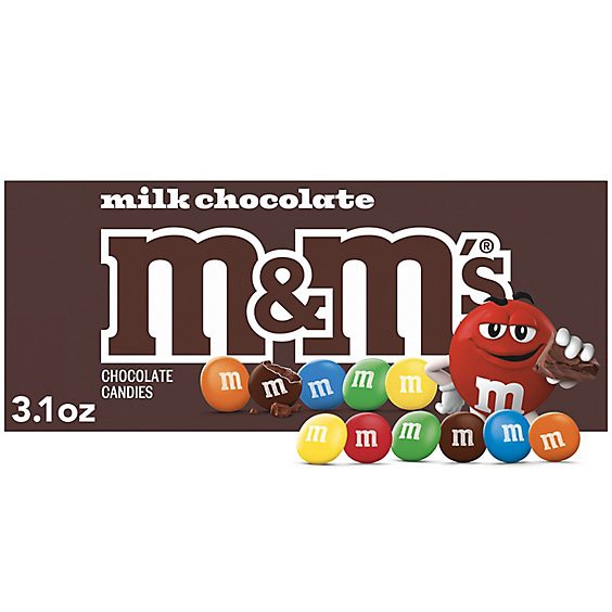 slide 1 of 6, M&m's Milk Chocolate Candy Box - 3.1 Oz, 3.1 oz