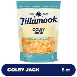 Tillamook Farmstyle Thick Cut Colby Jack Shredded Cheese - 8 Oz