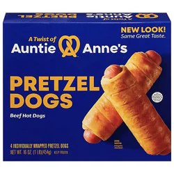 Auntie Anne's Pretzel Dogs Classic All Beef 4 Count - 16 Oz