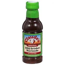 Claudes Marinade Barbecue Brisket - 16 Fl. Oz.