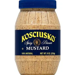 Kosciusko Mustard Spicy Brown - 9 Oz