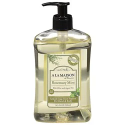 A La Maison De Provence Soap Liq Frnch Rsmry Mint - 16.9 Fl. Oz.