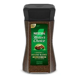 Nescafe Tasters Choice Coffee Instant House Blend Decaf Jar - 7 Oz