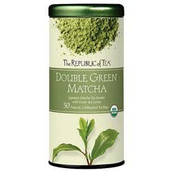 The Republic Of Tea Double Green Tea Organic Matcha - 50 Count