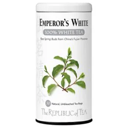 The Republic Of Tea White Tea Emperors White - 50 Count