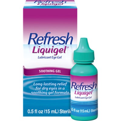 slide 1 of 9, Refresh Liquigel Preserved Tears Lubricant Eye Gel - 0.5 Fl. Oz., 0.5 fl oz