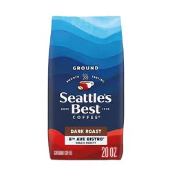 Seattles Best Coffee Coffee Ground Medium-Dark & Rich Level 4 - 20 Oz