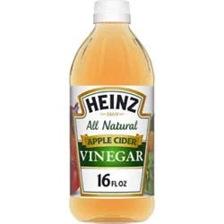 Heinz All Natural Apple Cider Vinegar With 5% Acidity Bottle - 16 Fl. Oz.
