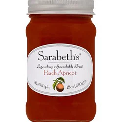 Sarabeths Fruit Spread Peach Apricot - 18 Oz