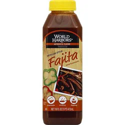 World Harbors Sauce & Marinade Fajita Mexican Style - 16 Fl. Oz.