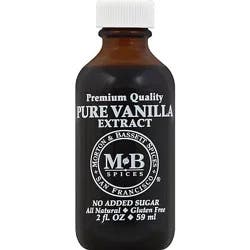 Morton & Basset Premium Quality Pure Vanilla Extract – 2 Oz.