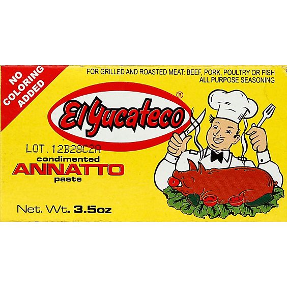 slide 1 of 1, El Yucateco Annatto Paste Condimented Pack - 3.5 Oz, 3.5 oz