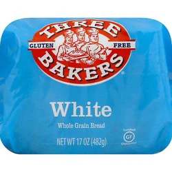 Three Bakers Bread Whole Grain Gluten Free White - 17 Oz