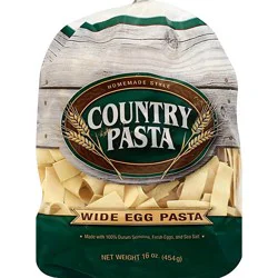 Country Pasta Egg Pasta Homemade Style Wide - 16 Oz