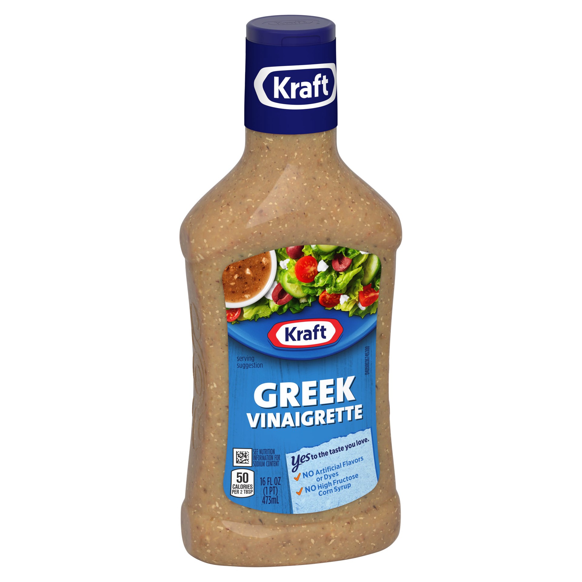 slide 3 of 8, Kraft Greek Vinaigrette Salad Dressing Bottle - 16 Fl. Oz., 16 fl oz