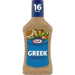 Kraft Greek Vinaigrette Salad Dressing Bottle - 16 Fl. Oz.