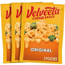Velveeta Original Cheese Sauce Pouches - 3-4 Oz