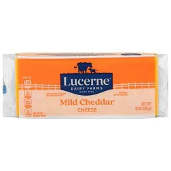 Lucerne Cheese Mild Cheddar - 8 Oz
