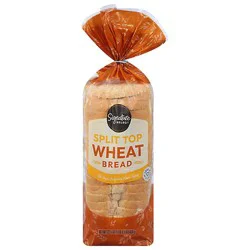 Signature Select Bread Split Top Wheat - 22.5 Oz