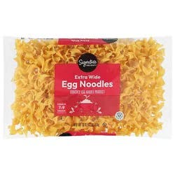 Signature Select Pasta Egg Noodles Extra Wide - 16 Oz