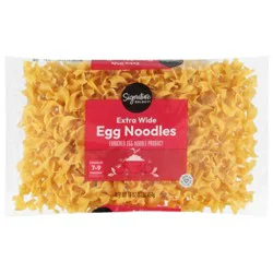 Signature Select Pasta Egg Noodles Extra Wide - 16 Oz
