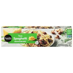 Signature Select Pasta Spaghetti Thick Box - 16 Oz