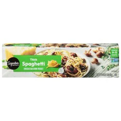Signature Select Pasta Spaghetti Thick Box - 16 Oz