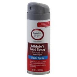 Signature Select/care Athletes Foot Spray Liquid Tolnaftate 1% Antifungal - 5.3 Oz